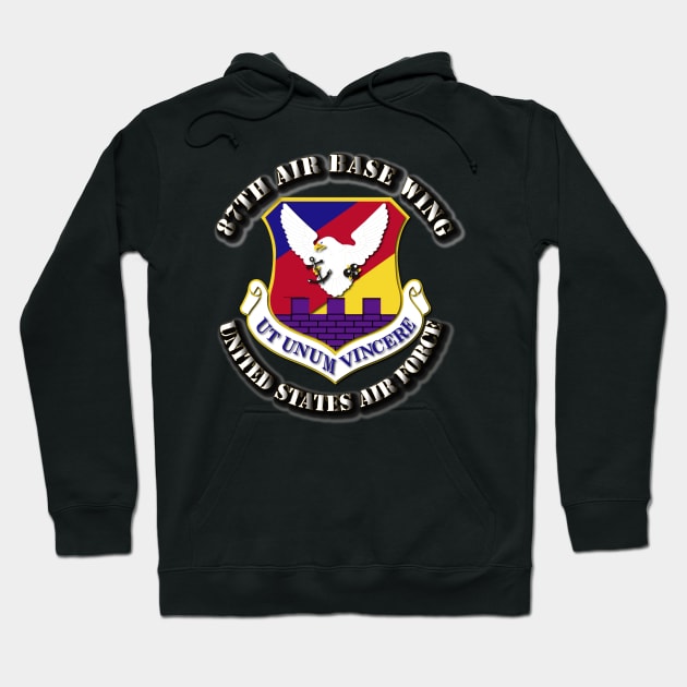 87th Air Base Wing Hoodie by twix123844